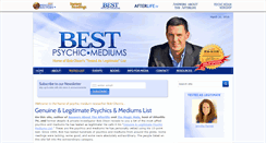 Desktop Screenshot of bestpsychicmediums.com